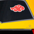 Red Akatsuki Cloud Car Sticker Custom Anime Car Accessories - Gearcarcover - 2