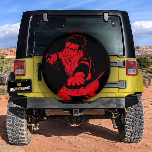 Red Asuma Spare Tire Cover Custom Anime - Gearcarcover - 2