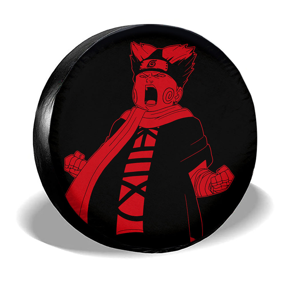 Red Chouji Spare Tire Cover Custom Anime - Gearcarcover - 3