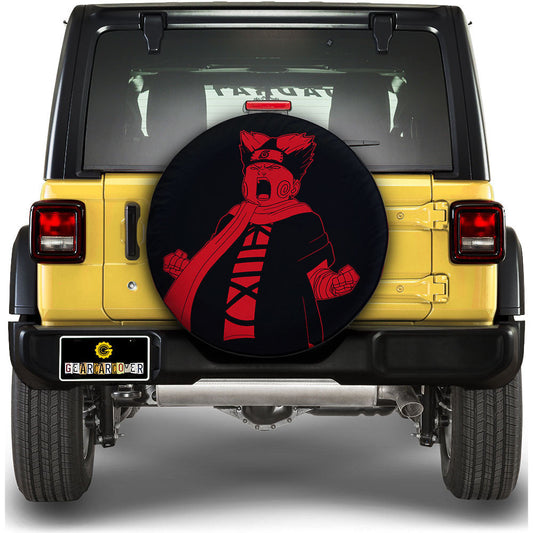 Red Chouji Spare Tire Cover Custom Anime - Gearcarcover - 1