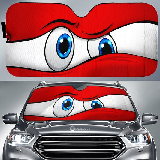 Red Curious Car Eyes Sun Shade Custom Car Accessories Funny Gifts - Gearcarcover - 1