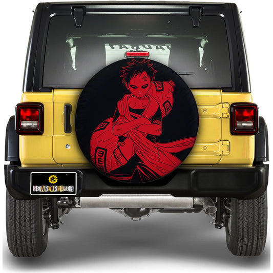 Red Gaara Spare Tire Cover Custom NRT - Gearcarcover - 1