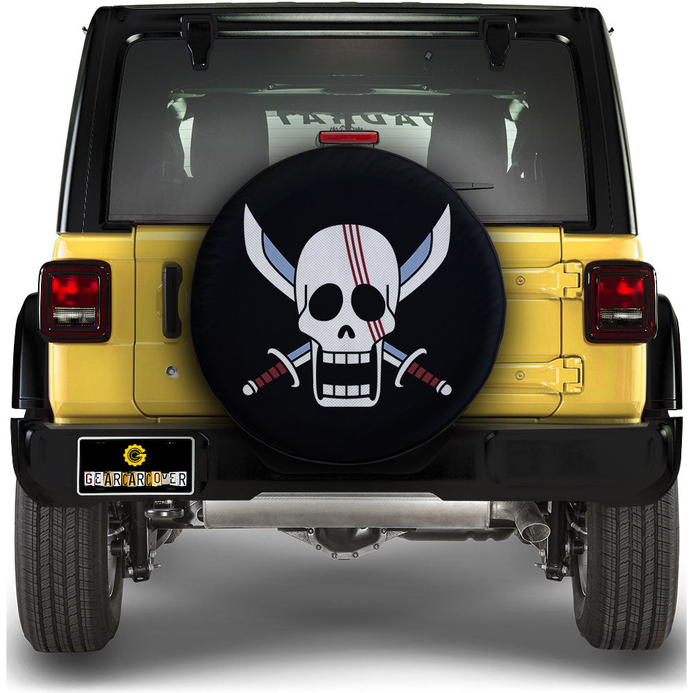 Red Hair Pirates Flag Spare Tire Covers Custom Car Accessories - Gearcarcover - 1