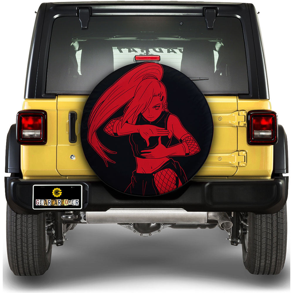 Red Ino Spare Tire Cover Custom Anime - Gearcarcover - 1