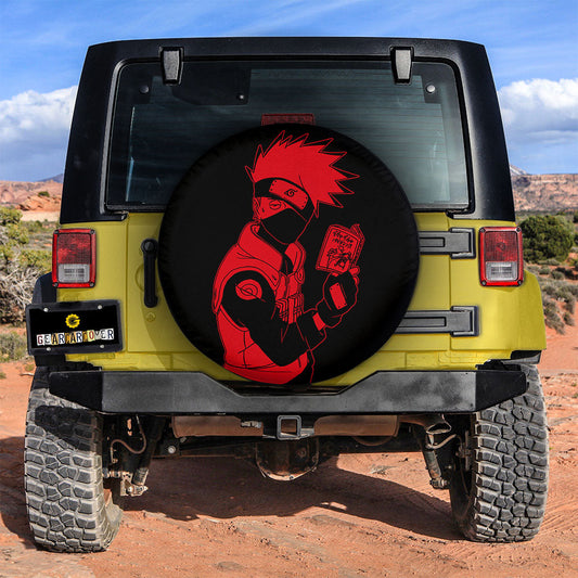 Red Kakashi Spare Tire Cover Custom NRT - Gearcarcover - 2