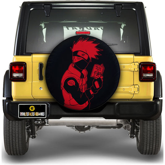 Red Kakashi Spare Tire Cover Custom NRT - Gearcarcover - 1