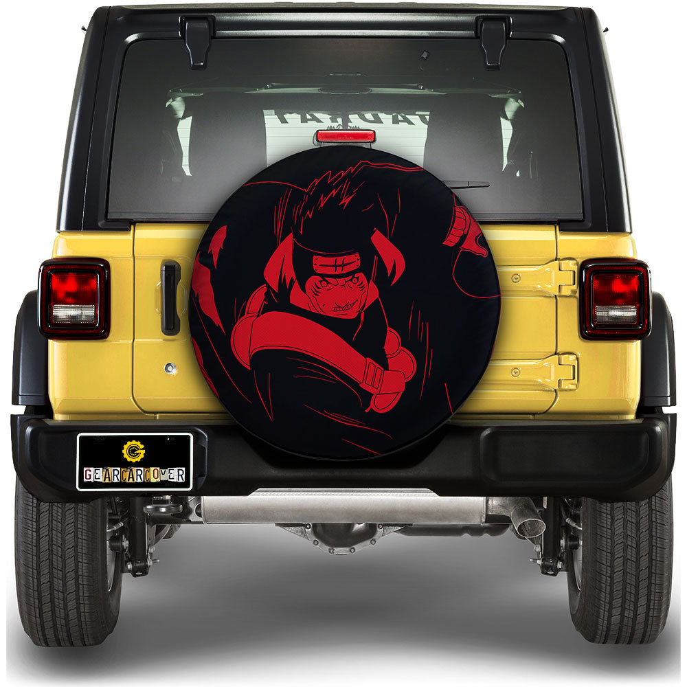 Red Kisame Spare Tire Cover Custom Anime - Gearcarcover - 1