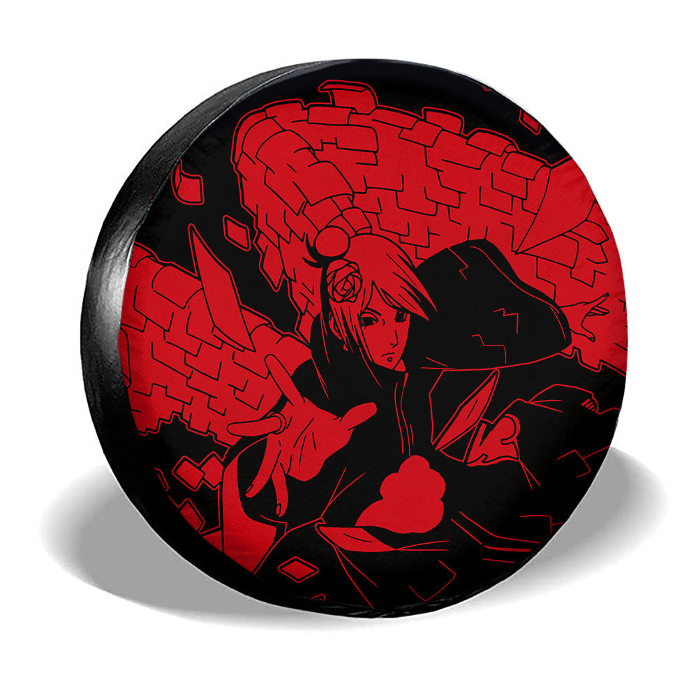 Red Konan Spare Tire Cover Custom Anime - Gearcarcover - 3