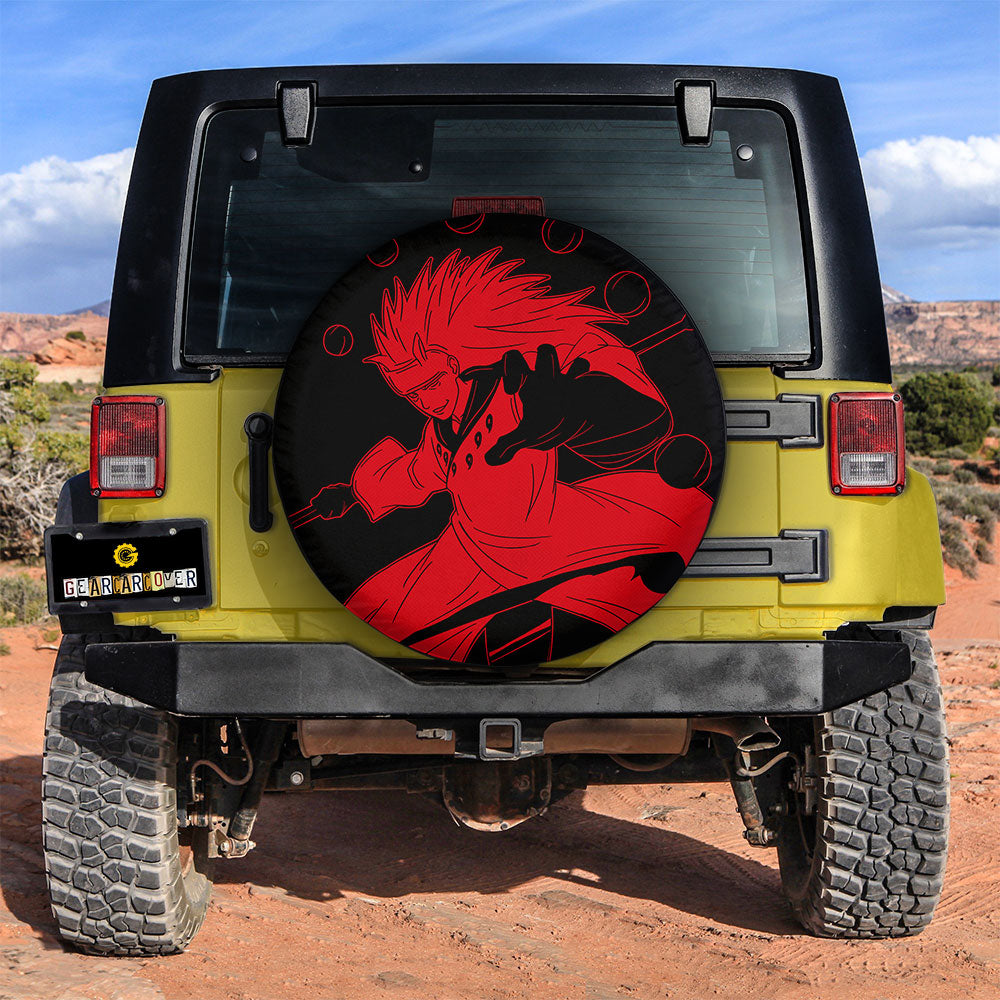 Red Madara Spare Tire Cover Custom Anime - Gearcarcover - 2