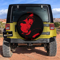 Red Might Guy Spare Tire Cover Custom Anime - Gearcarcover - 2