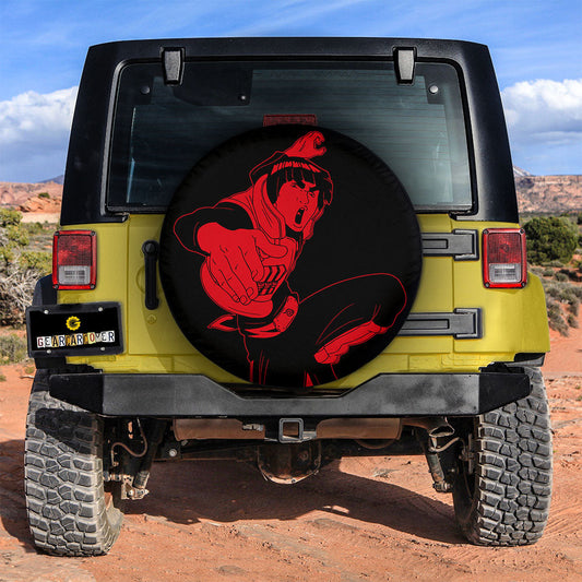 Red Might Guy Spare Tire Cover Custom NRT - Gearcarcover - 2