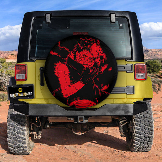 Red Obito Spare Tire Cover Custom Anime - Gearcarcover - 2