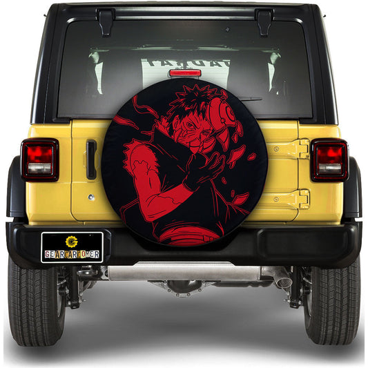 Red Obito Spare Tire Cover Custom Anime - Gearcarcover - 1