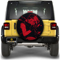 Red Obito Spare Tire Cover Custom Anime - Gearcarcover - 1