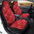 Red Paisley Pattern Car Seat Covers Custom Car Accessories - Gearcarcover - 2