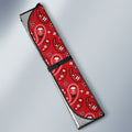 Red Paisley Pattern Car Sunshade Custom Car Accessories - Gearcarcover - 3