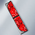 Red Paisley Pattern Car Sunshade Custom Car Accessories - Gearcarcover - 3