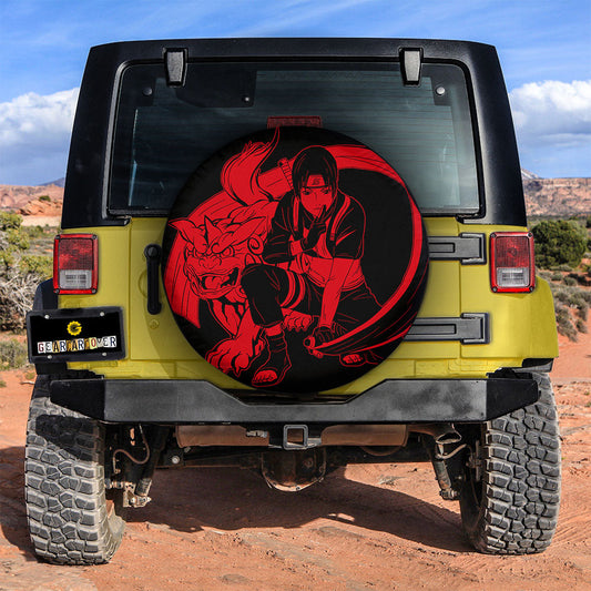 Red Sai Spare Tire Cover Custom Anime - Gearcarcover - 2