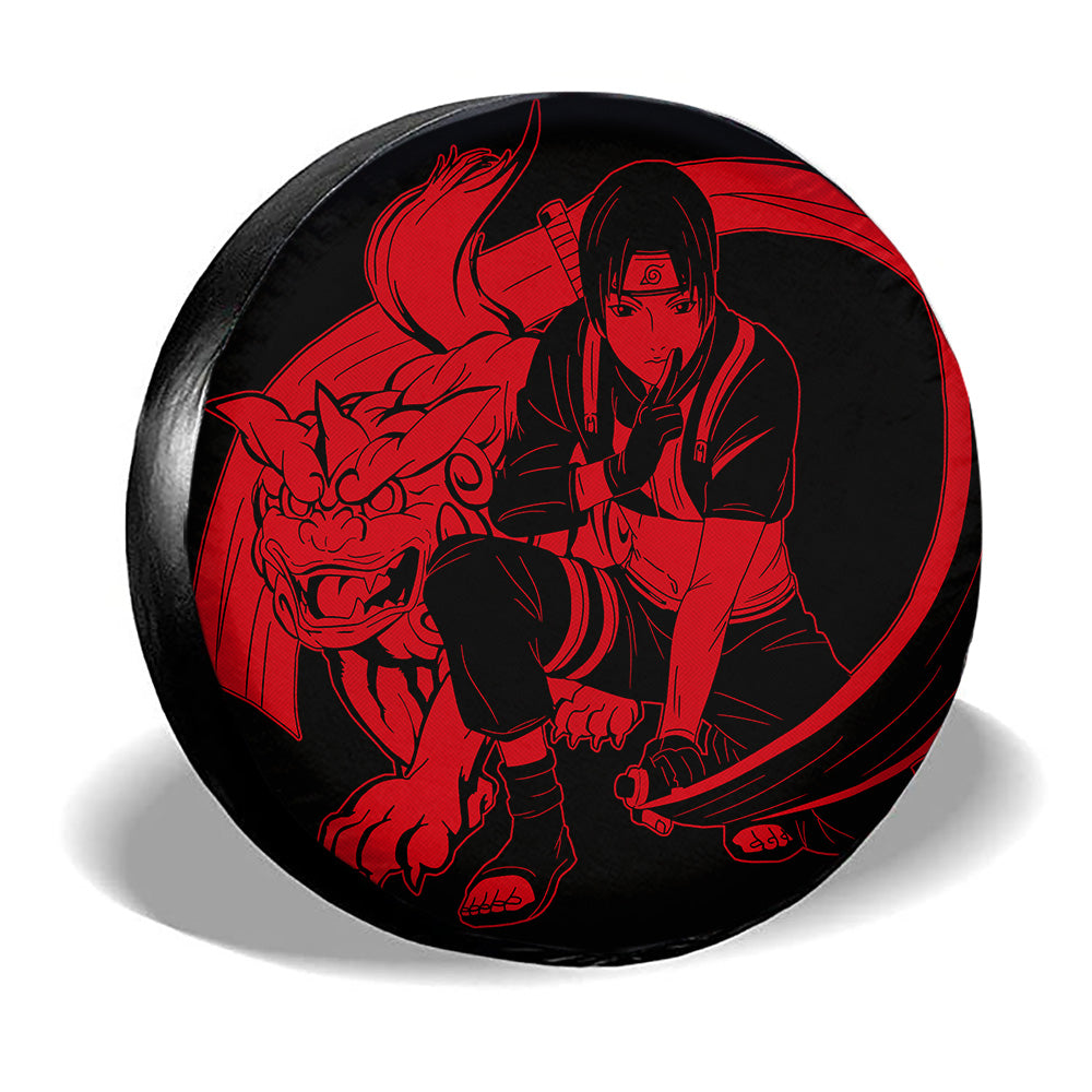 Red Sai Spare Tire Cover Custom Anime - Gearcarcover - 3