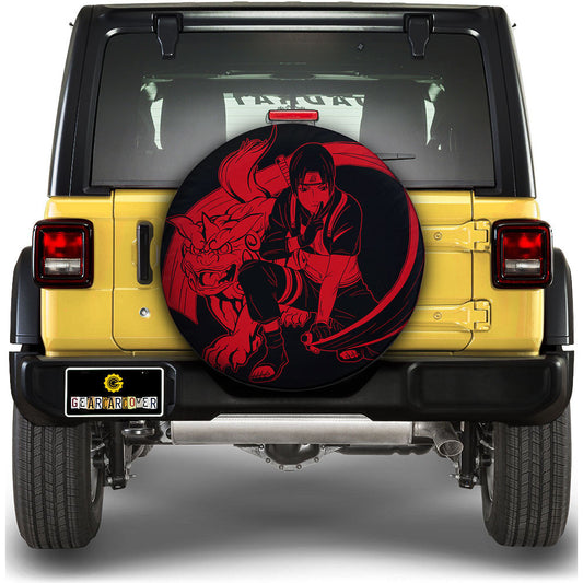 Red Sai Spare Tire Cover Custom Anime - Gearcarcover - 1