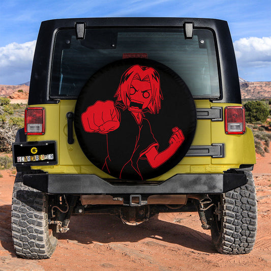 Red Sakura Spare Tire Cover Custom Anime - Gearcarcover - 2