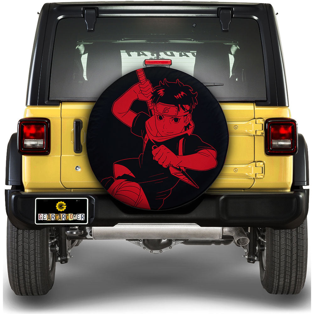 Red Shisui Spare Tire Cover Custom Anime - Gearcarcover - 1