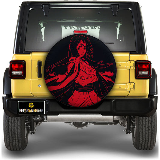 Red Tsunade Spare Tire Cover Custom Anime - Gearcarcover - 1