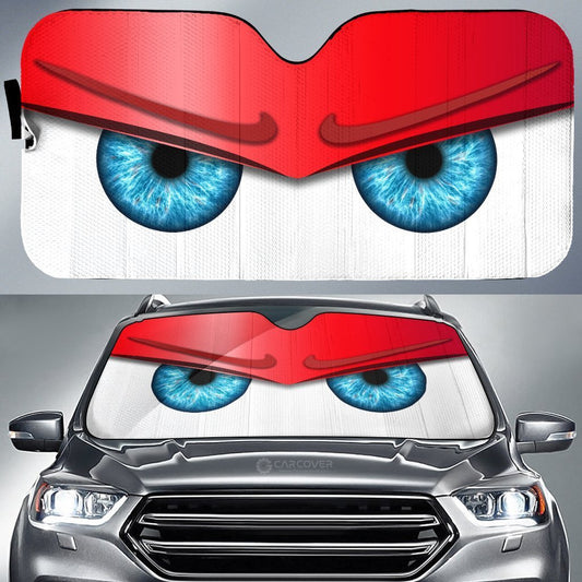 Red Unwelcome Car Eyes Sun Shade Custom Car Accessories - Gearcarcover - 1