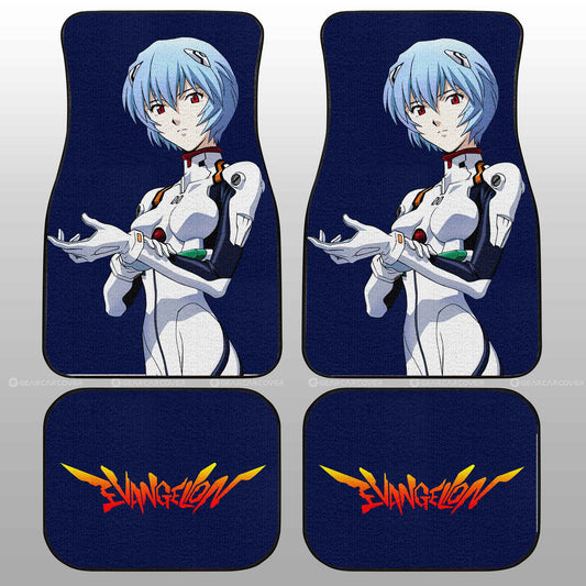 Rei Ayanami Car Floor Mats Custom NGE Car Accessories - Gearcarcover - 2