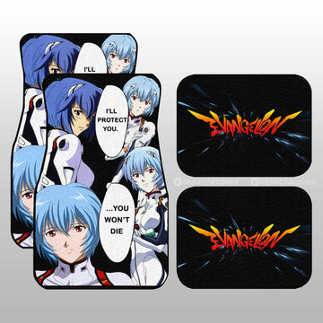 Rei Ayanami Car Floor Mats Custom NGE - Gearcarcover - 1