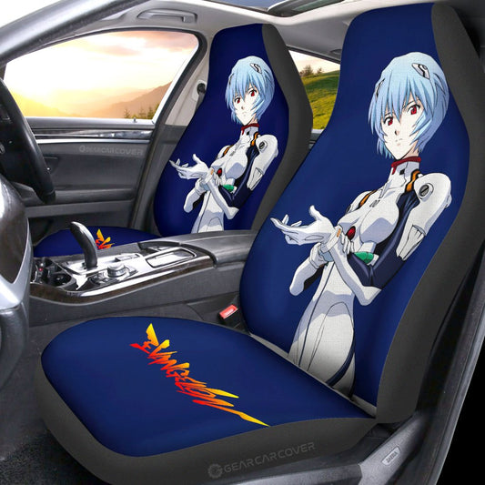 Rei Ayanami Car Seat Covers Custom NGE Car Accessories - Gearcarcover - 2