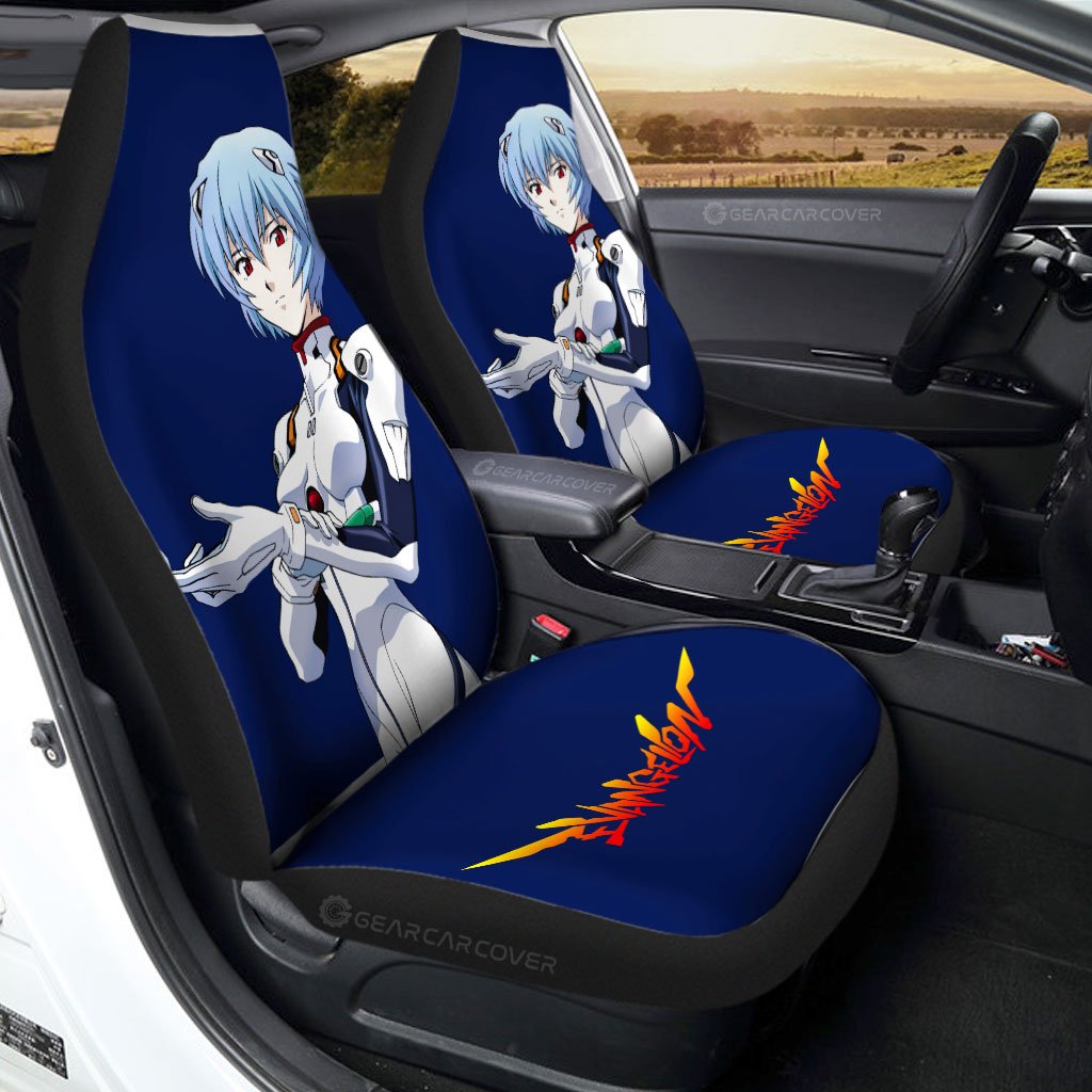 Rei Ayanami Car Seat Covers Custom NGE Car Accessories - Gearcarcover - 1
