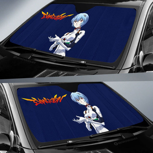 Rei Ayanami Car Sunshade Custom NGE Car Accessories - Gearcarcover - 2