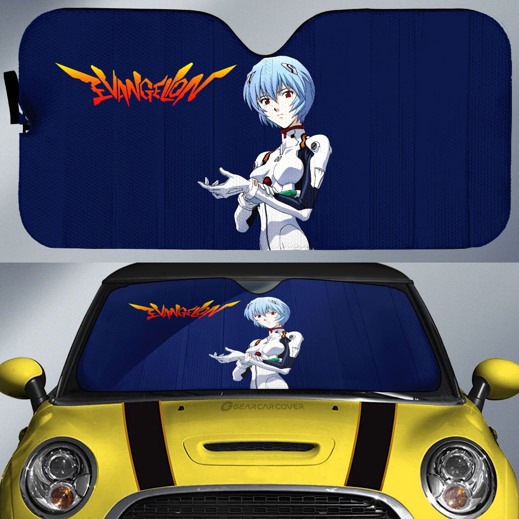 Rei Ayanami Car Sunshade Custom NGE Car Accessories - Gearcarcover - 1