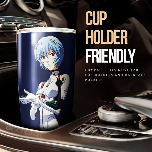 Rei Ayanami Tumbler Cup Custom NGE Car Accessories - Gearcarcover - 2
