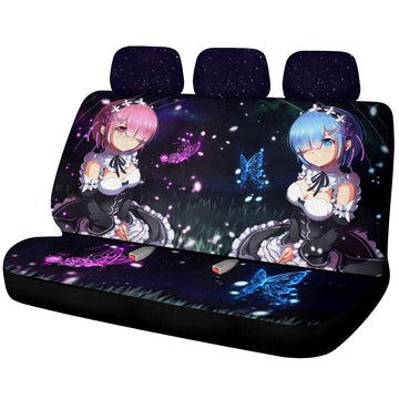 Rem And Ram Car Back Seat Covers Custom Accessories - Gearcarcover - 1