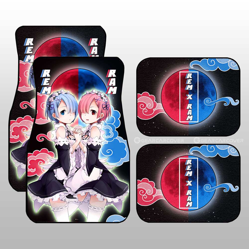 Rem And Ram Car Floor Mats Custom Car Accessoriess - Gearcarcover - 1