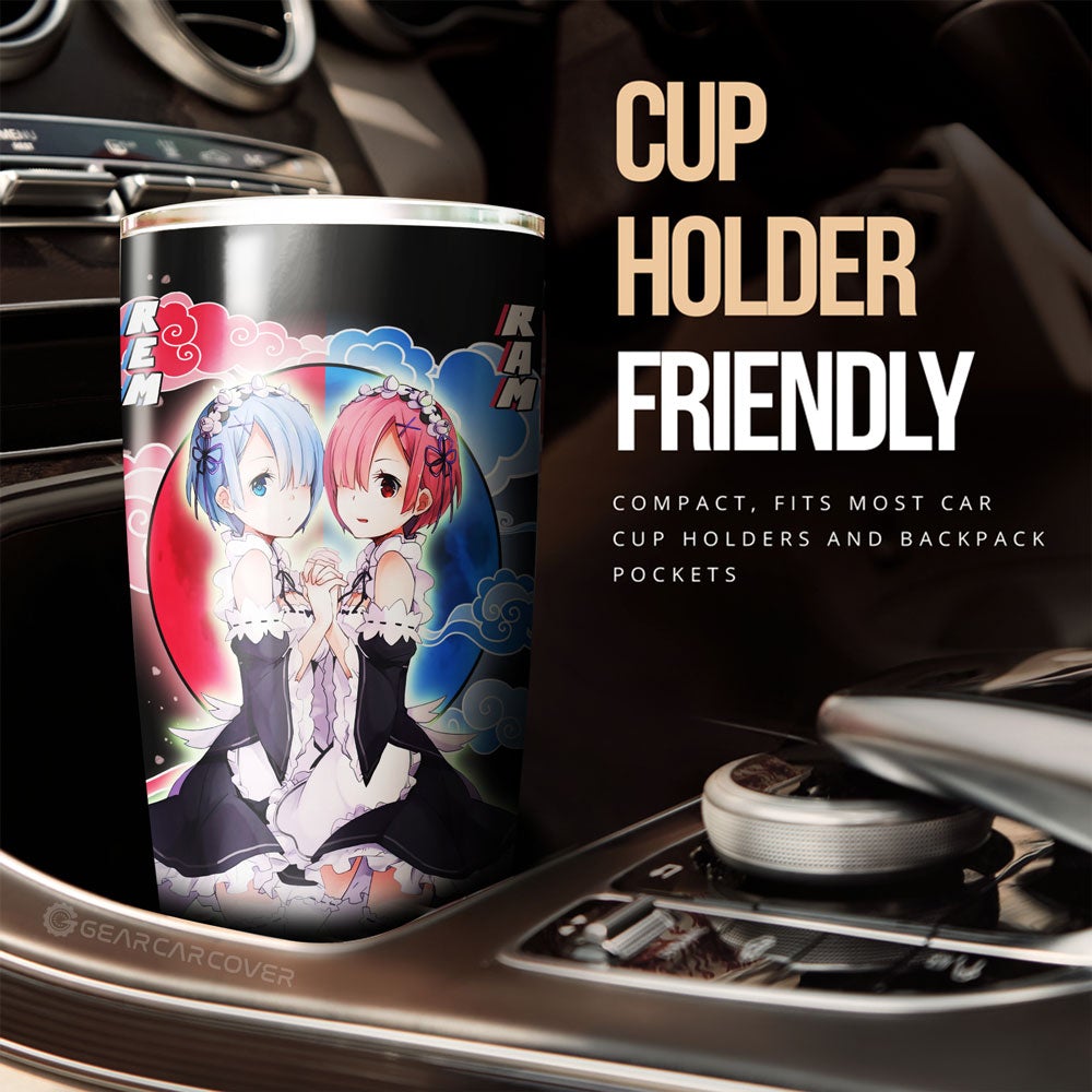 Rem And Ram Tumbler Cup Custom Car Accessoriess - Gearcarcover - 2