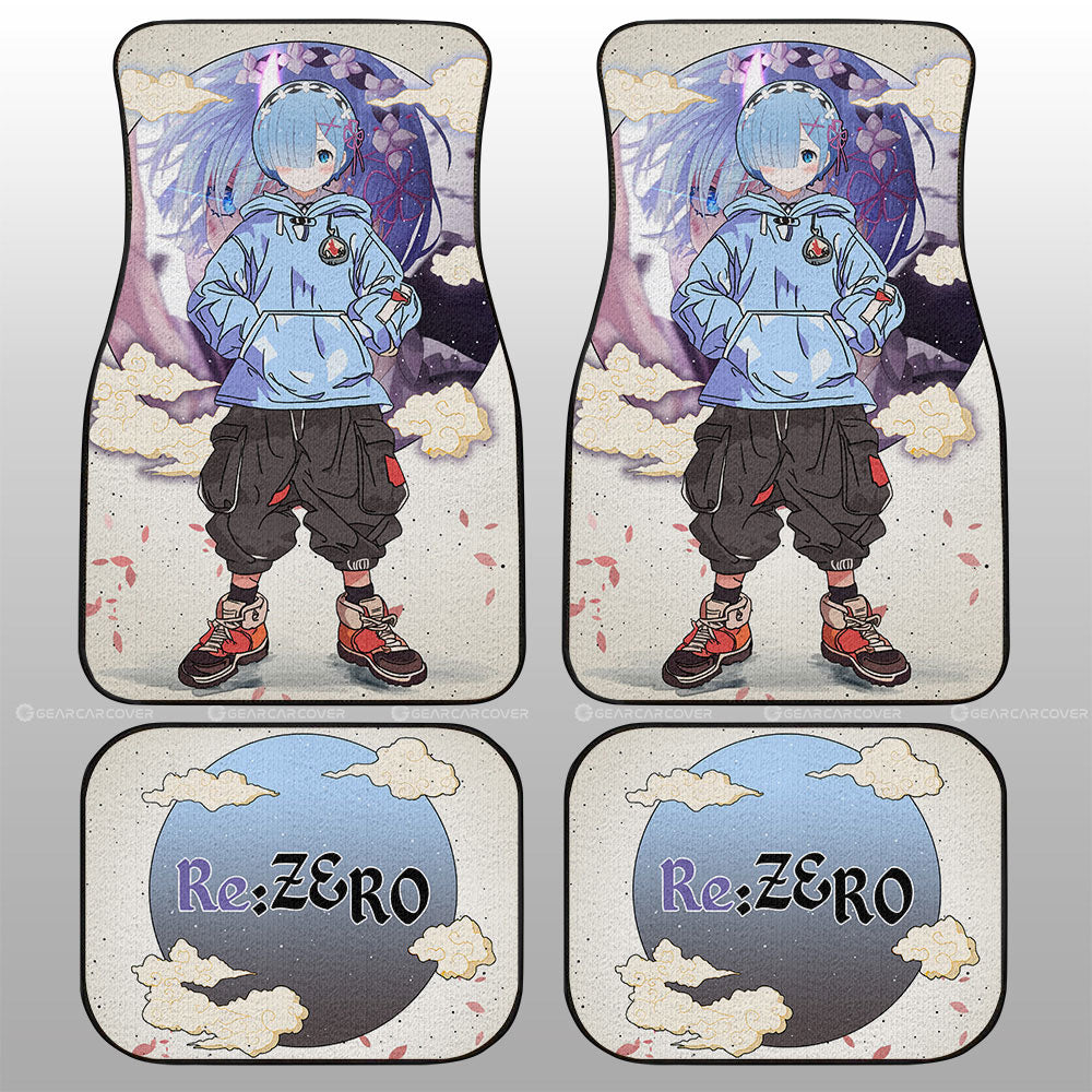 Rem Car Floor Mats Anime Collection - Gearcarcover - 1