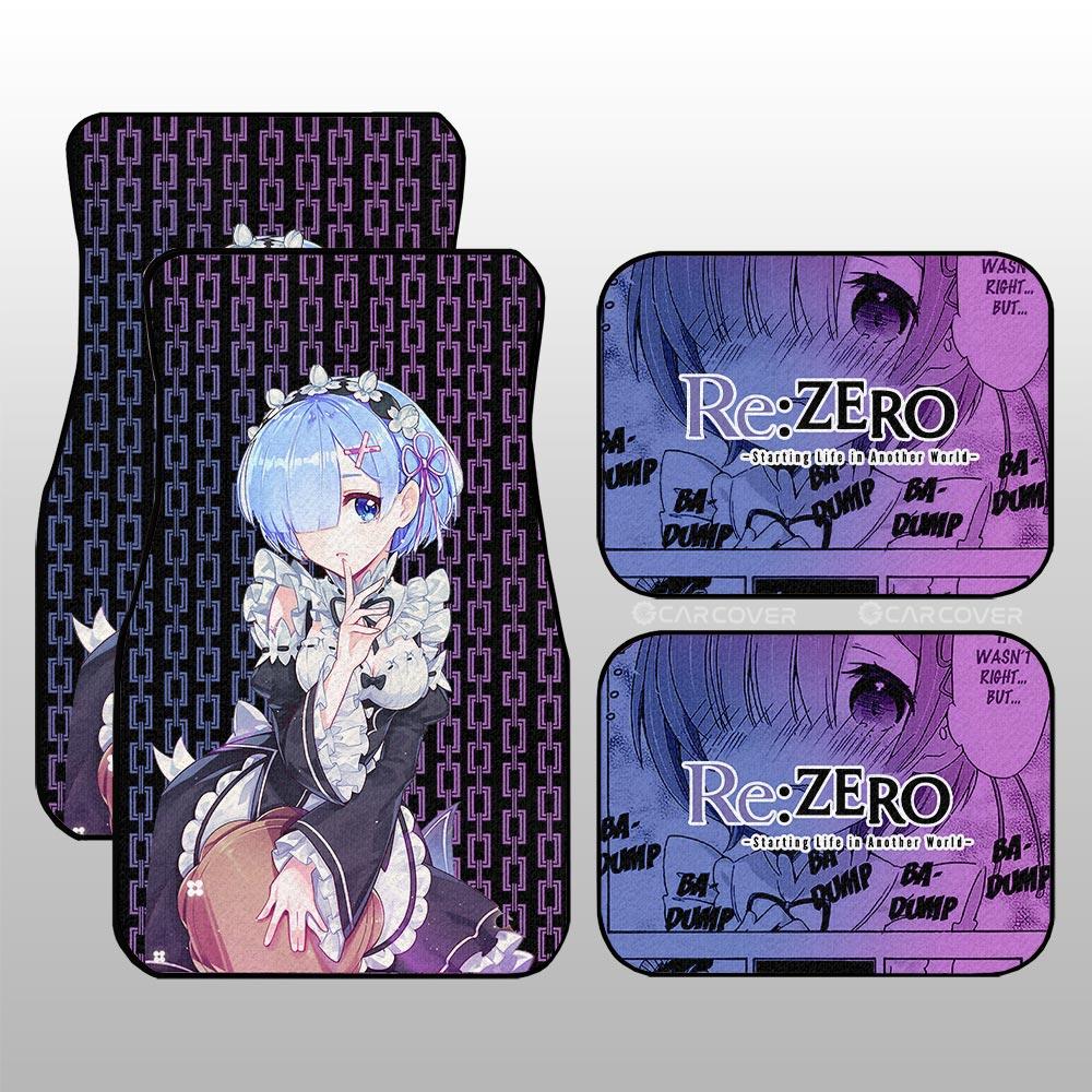 Rem Car Floor Mats Custom Re:Zero Anime Car Accessories - Gearcarcover - 1