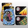 Rengoku And Giyuu Car Floor Mats Custom Car Accessories - Gearcarcover - 2