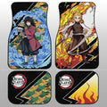 Rengoku And Giyuu Car Floor Mats Custom Car Accessories - Gearcarcover - 1