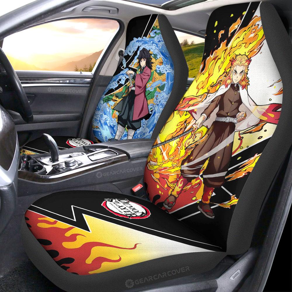 Rengoku And Giyuu Car Seat Covers Custom Car Accessories - Gearcarcover - 2