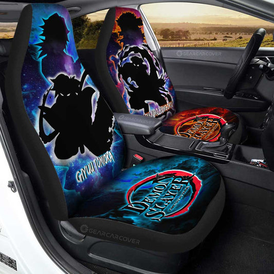 Rengoku And Giyuu Car Seat Covers Custom - Gearcarcover - 1