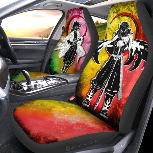 Rengoku Giyuu Car Seat Covers Custom Car Accessories - Gearcarcover - 1