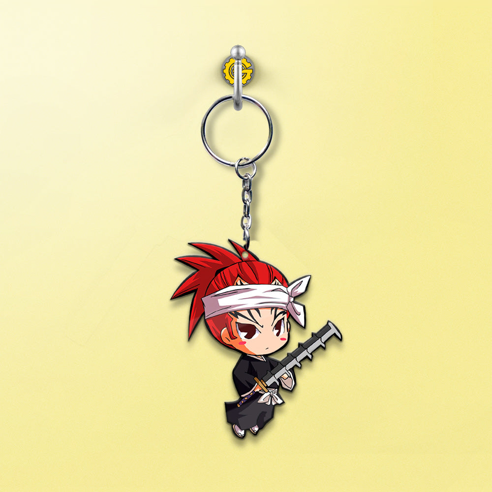 Renji Abarai Keychain Custom Bleach Car Accessories - Gearcarcover - 2