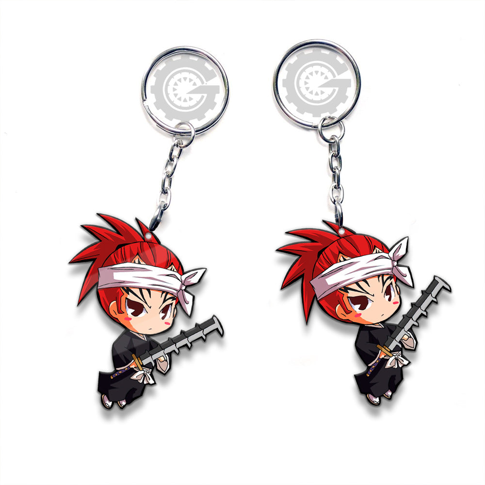 Renji Abarai Keychain Custom Bleach Car Accessories - Gearcarcover - 3