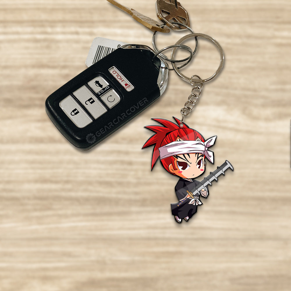 Renji Abarai Keychain Custom Bleach Car Accessories - Gearcarcover - 1