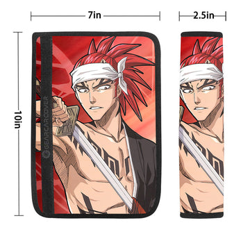 Renji Abarai Seat Belt Covers Custom Bleach Car Accessories - Gearcarcover - 1