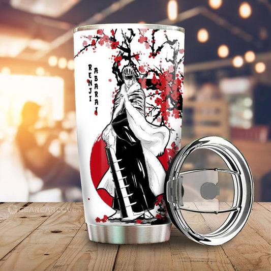 Renji Abarai Tumbler Cup Custom Japan Style Bleach Car Interior Accessories - Gearcarcover - 1